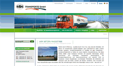 Desktop Screenshot of gsg-transporte.de