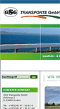 Mobile Screenshot of gsg-transporte.de